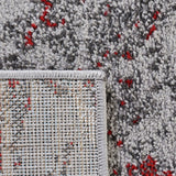 Adirondack Adirondack 134  Power Loomed Polypropylene Pile Rug Red / Grey