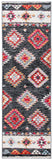 Adirondack 245  Power Loomed Polypropylene Pile Rug Black / Red