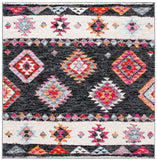 Adirondack 245  Power Loomed Polypropylene Pile Rug Black / Red