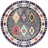 Adirondack 270  Power Loomed Polypropylene Pile Rug Grey / Ivory