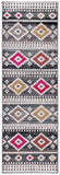 Adirondack 276  Power Loomed Polypropylene Pile Rug Grey / Ivory