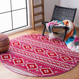 Adirondack 277  Power Loomed Polypropylene Pile Rug Fuchsia / Ivory