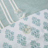 Kara Global Inspired 100% Cotton Jacquard Duvet Cover Set
