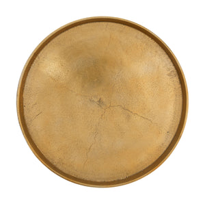 Zuo Modern Set Aluminum Modern Commercial Grade Accent Table Set Antique Gold Aluminum