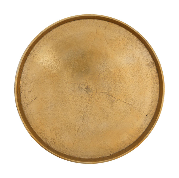 Zuo Modern Set Aluminum Modern Commercial Grade Accent Table Set Antique Gold Aluminum