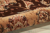 Nourison Nourison 2000 2206 Persian Handmade Tufted Indoor Area Rug Brown 7'6" x 9'6" OVAL 99446730503