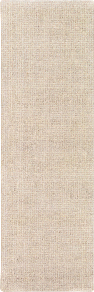 Aiden AEN-1000 Modern Wool Rug AEN1000-268 Khaki, Cream 100% Wool 2'6" x 8'