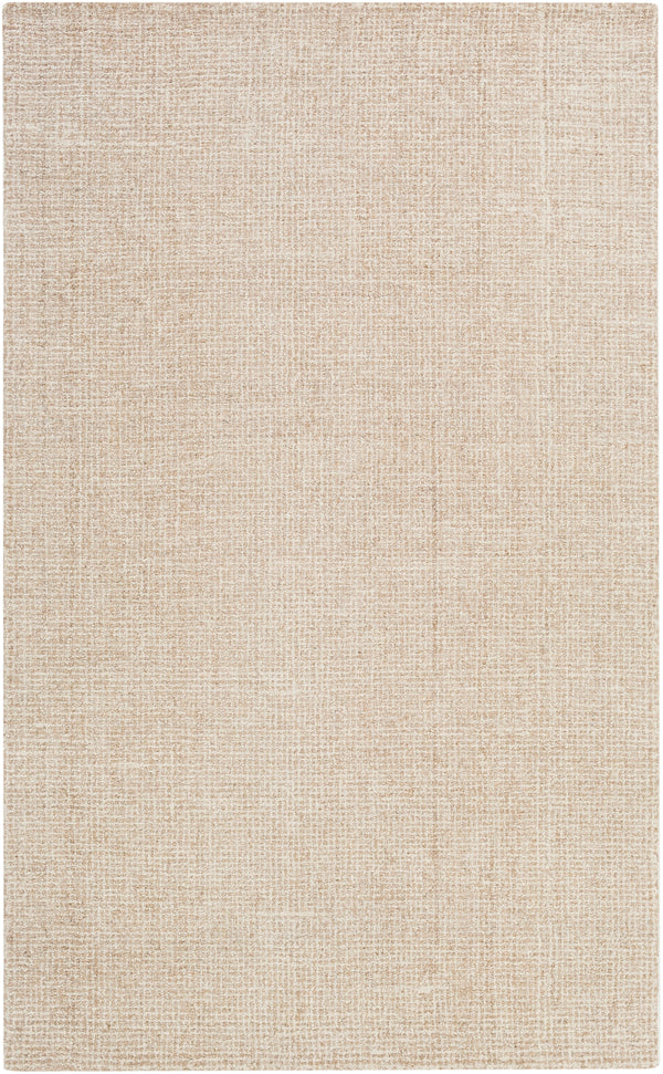 Aiden AEN-1000 Modern Wool Rug AEN1000-913 Khaki, Cream 100% Wool 9' x 13'