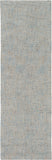 Aiden AEN-1001 Modern Wool Rug AEN1001-268 Denim, Cream 100% Wool 2'6" x 8'