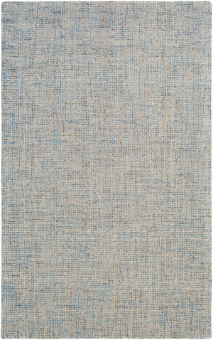 Aiden AEN-1001 Modern Wool Rug AEN1001-913 Denim, Cream 100% Wool 9' x 13'