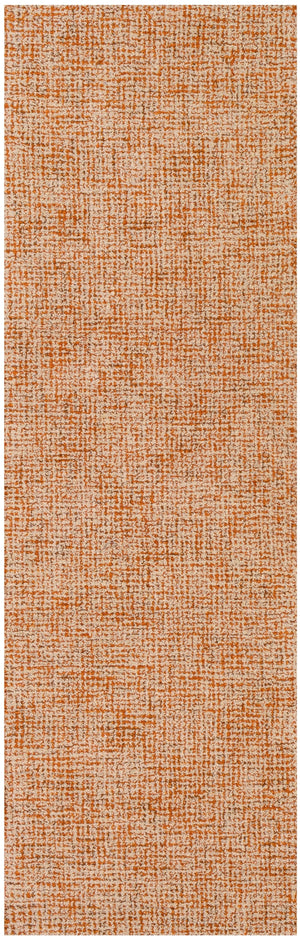 Aiden AEN-1003 Modern Wool Rug AEN1003-268 Burnt Orange, Khaki 100% Wool 2'6" x 8'