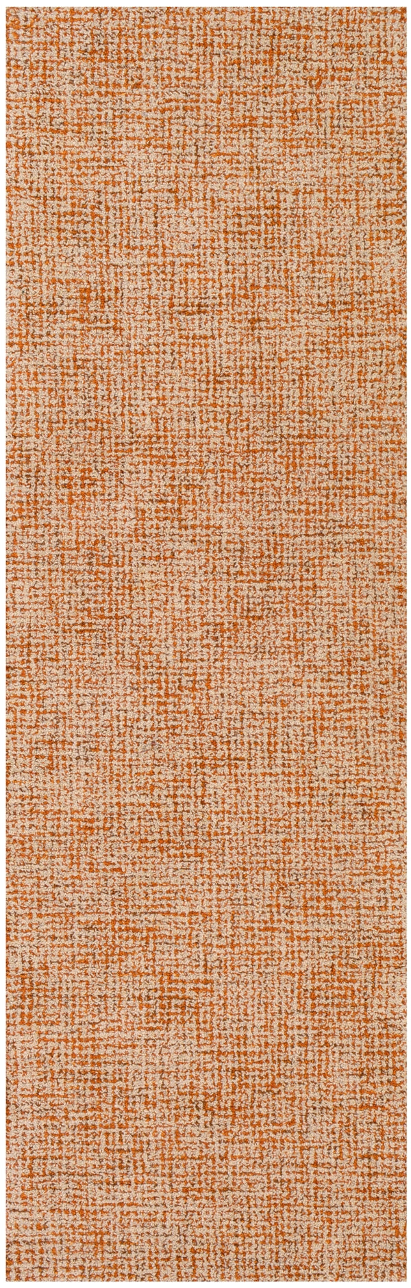 Aiden AEN-1003 Modern Wool Rug AEN1003-268 Burnt Orange, Khaki 100% Wool 2'6" x 8'
