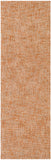 Aiden AEN-1003 Modern Wool Rug AEN1003-268 Burnt Orange, Khaki 100% Wool 2'6" x 8'