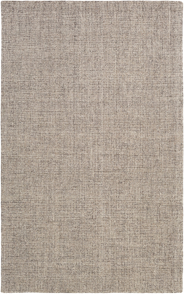 Aiden AEN-1005 Modern Wool Rug AEN1005-913 Medium Gray, Khaki 100% Wool 9' x 13'
