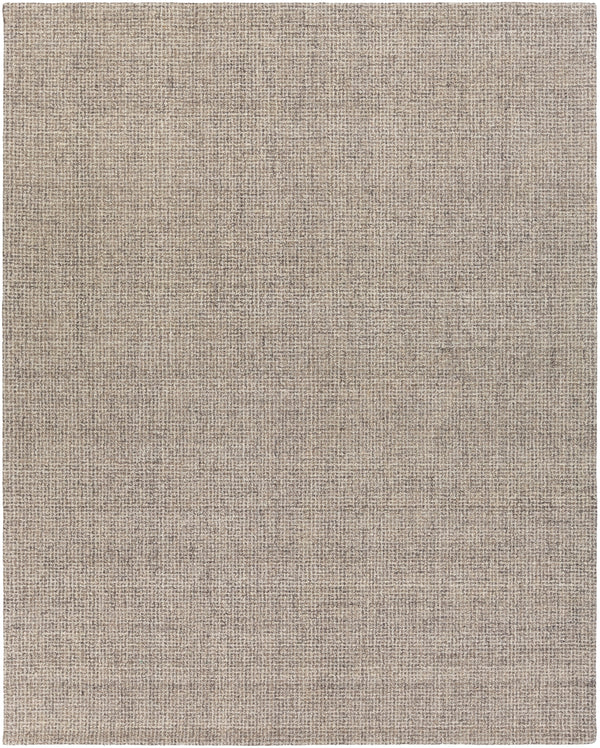 Aiden AEN-1005 Modern Wool Rug AEN1005-810 Medium Gray, Khaki 100% Wool 8' x 10'