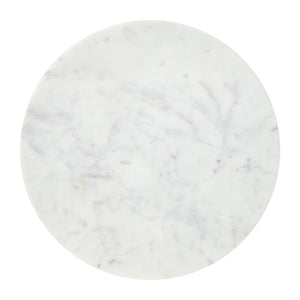 Zuo Modern Whammy Marble, Aluminum Modern Commercial Grade Side Table Black, White Marble, Aluminum