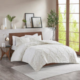 Pacey Shabby Chic 100% Cotton Tufted Chenille Comforter Set