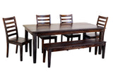 Porter Designs Sonora Solid Sheesham Wood Natural Dining Table Gray 07-116-01-801M