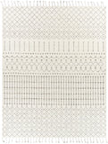 Agadir AGD-1000 Global NZ Wool Rug AGD1000-810 Beige, Ivory, Charcoal, Black 100% NZ Wool 8' x 10'