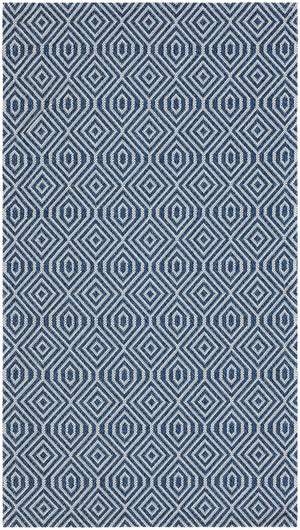 Augustine 400 Augustine 401  Power Loomed 62.5%Coton, 33.9%Polyester, 3.6%Viscose Rug Navy / Light Grey