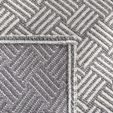 Augustine 400 Augustine 418  Power Loomed Polyester + Cotton Rug Grey / Silver