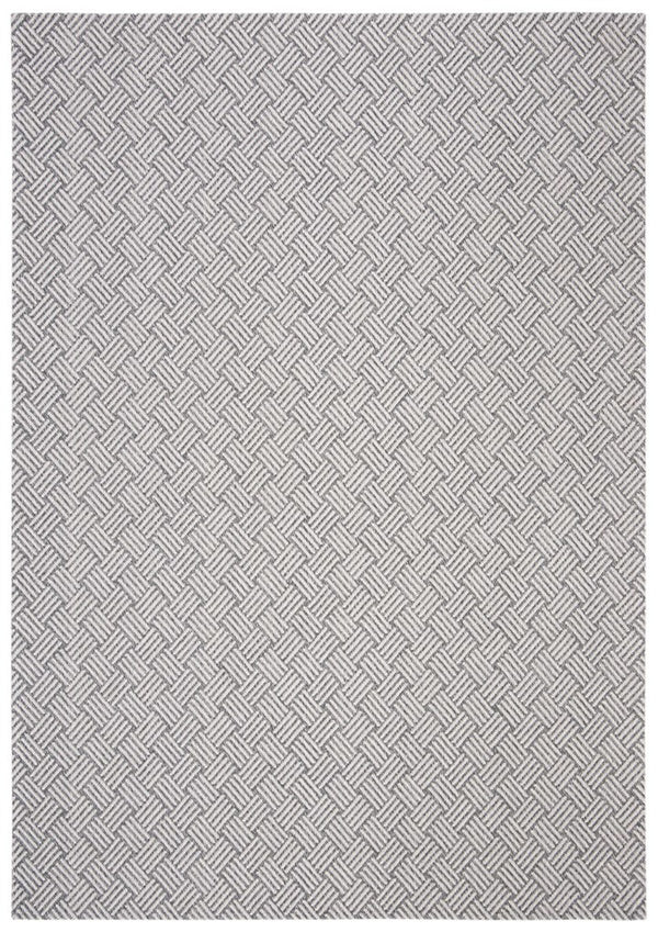 Augustine 400 Augustine 418  Power Loomed Polyester + Cotton Rug Grey / Silver