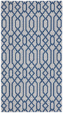 Augustine 400 Augustine 421  Power Loomed 67.3%Coton,30.2%Polyester, 2.5%Viscose Rug Navy / Light Grey