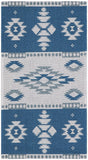 Augustine 400 Augustine 426  Power Loomed 63%Coton,33%Polyester, 4.0%Viscose Rug Navy / Creme