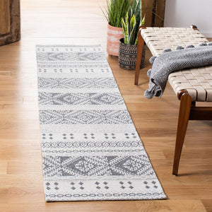 Augustine 400 Augustine 445  Power Loomed 72.7%Coton,21.3%Polyester, 6.0%Viscose Rug Anthracite / Cream