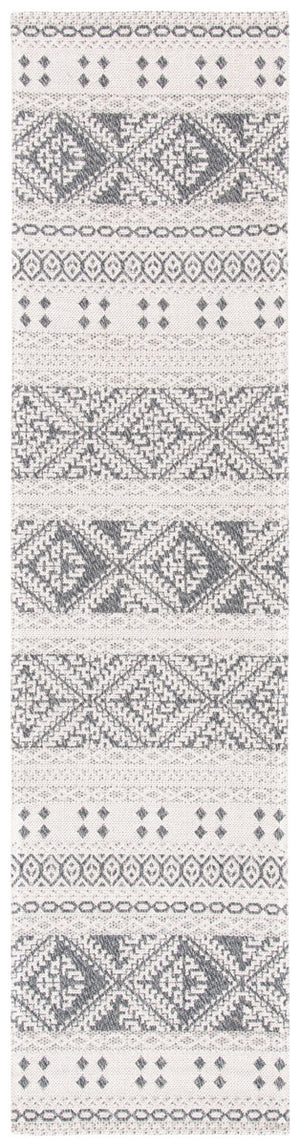 Augustine 400 Augustine 445  Power Loomed 72.7%Coton,21.3%Polyester, 6.0%Viscose Rug Anthracite / Cream