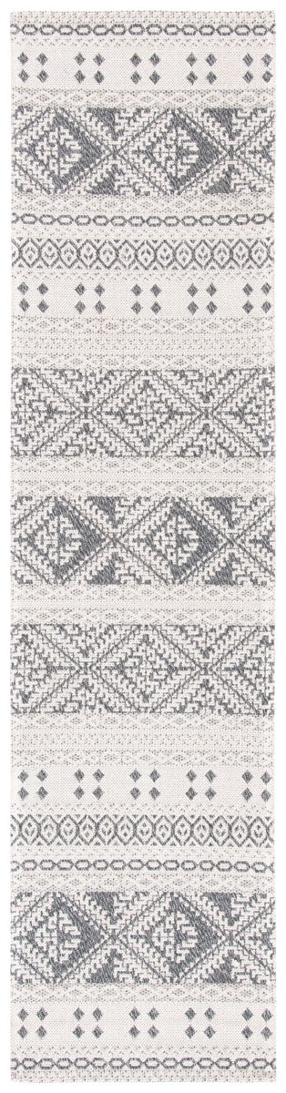 Augustine 400 Augustine 445  Power Loomed 72.7%Coton,21.3%Polyester, 6.0%Viscose Rug Anthracite / Cream