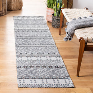 Augustine 400 Augustine 445  Power Loomed 72.0%Coton,23.9%Polyester,4.1%Viscose Rug Light Grey / Anthracite