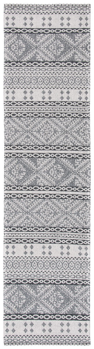 Augustine 400 Augustine 445  Power Loomed 72.0%Coton,23.9%Polyester,4.1%Viscose Rug Light Grey / Anthracite