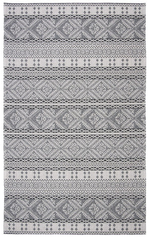 Augustine 400 Augustine 445  Power Loomed 72.0%Coton,23.9%Polyester,4.1%Viscose Rug Light Grey / Anthracite
