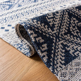 Augustine 400 Augustine 445  Power Loomed 65.7%Coton,29%Polyester, 5.3%Viscose Rug Navy / Creme