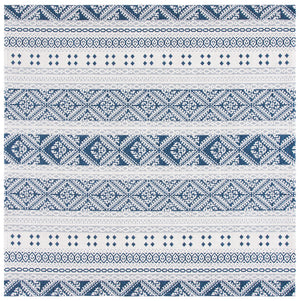 Augustine 400 Augustine 445  Power Loomed 65.7%Coton,29%Polyester, 5.3%Viscose Rug Navy / Creme