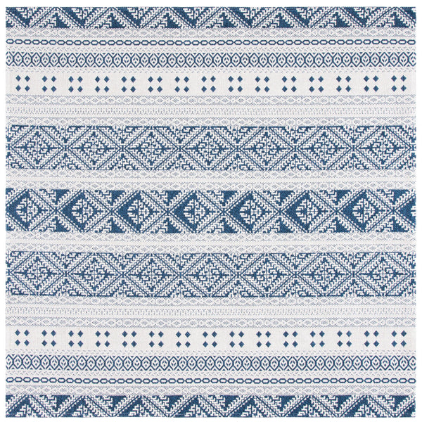 Augustine 400 Augustine 445  Power Loomed 65.7%Coton,29%Polyester, 5.3%Viscose Rug Navy / Creme