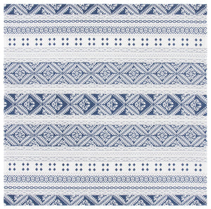 Augustine 400 Augustine 445  Power Loomed 65.7%Coton,29%Polyester, 5.3%Viscose Rug Navy / Creme