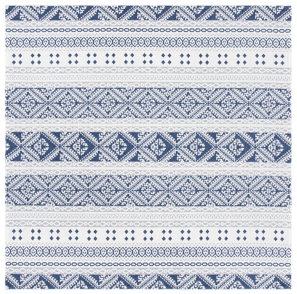 Augustine 400 Augustine 445  Power Loomed 65.7%Coton,29%Polyester, 5.3%Viscose Rug Navy / Creme