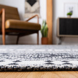 Augustine 400 Augustine 445  Power Loomed 65.3%Coton,27.4%Polyester, 7.3%Viscose Rug Black / Cream