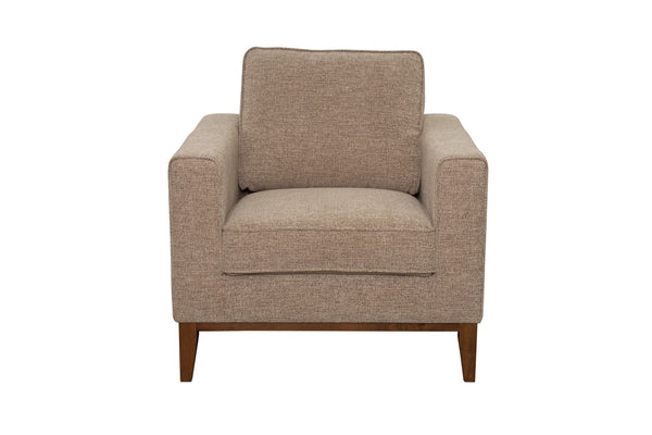 Porter Designs Annie Wood Trim Contemporary Chair Cream 01-216-03-3039