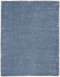 Nourison Luxurious Shag LXR05 Modern & Contemporary Machine Made Power-loomed Indoor only Area Rug Light Blue 6'7" x 9'2" 99446009562