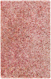 Anaheim AHM-2302 Modern Polyester Rug AHM2302-810 Bright Pink, Blush, White, Camel, Dark Brown 100% Polyester 8' x 10'