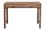 Porter Designs Urban Solid Sheesham Wood Contemporary Desk Natural 10-117-05-8058N