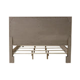 Samuel Lawrence Furniture Ruff Hewn King Panel Bed in Weathered Taupe S079-BR-K3-SAMUEL-LAWRENCE S079-BR-K3-SAMUEL-LAWRENCE