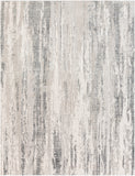 Aisha AIS-2304 Modern Viscose, Polyester Rug AIS2304-710103 Medium Gray, Charcoal, Light Gray, White 70% Viscose, 30% Polyester 7'10" x 10'3"
