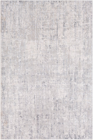 Aisha AIS-2305 Modern Viscose, Polyester Rug AIS2305-93123 Light Gray, Medium Gray, White 70% Viscose, 30% Polyester 9' x 12'3"