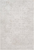 Aisha AIS-2306 Traditional Viscose, Polyester Rug AIS2306-93123 Light Gray, White 70% Viscose, 30% Polyester 9' x 12'3"