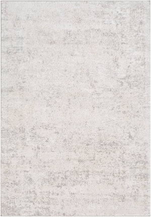 Aisha AIS-2307 Traditional Viscose, Polyester Rug AIS2307-93123 Light Gray, White 70% Viscose, 30% Polyester 9' x 12'3"