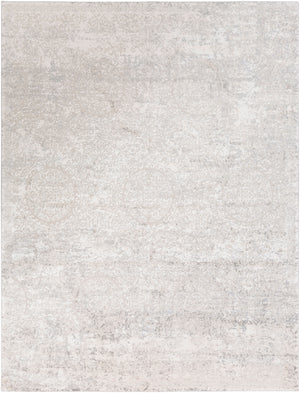 Aisha AIS-2307 Traditional Viscose, Polyester Rug AIS2307-710103 Light Gray, White 70% Viscose, 30% Polyester 7'10" x 10'3"